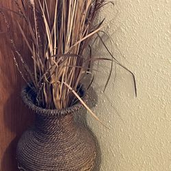 Tall Vase With Decortaion Approx 5’ 3”@
