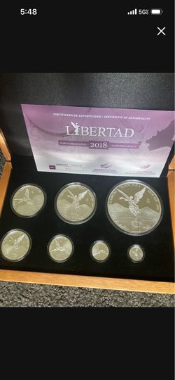 SILVER LIBERTAD COIN SET RARE