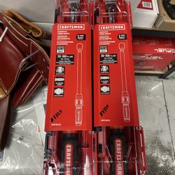 CRAFTSMAN 3/8-in Drive Click Torque Wrench (20-ft Ib to 100-ft Ib)