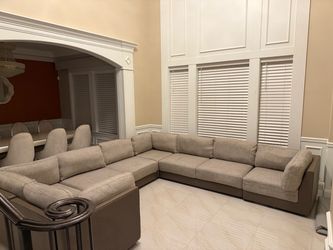 8 person seating sectional