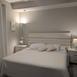 King Size Bed Set WITH Mattress 