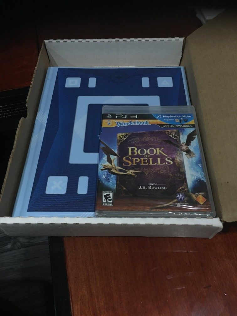 Sony Playstation 3 PS3 Wonderbook Book of Spells & Wonderbook