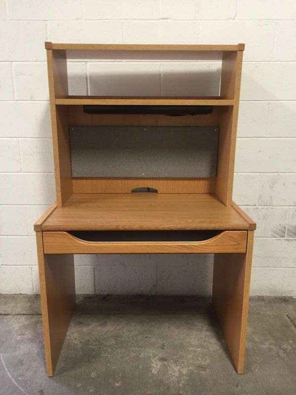 Desk and hutch