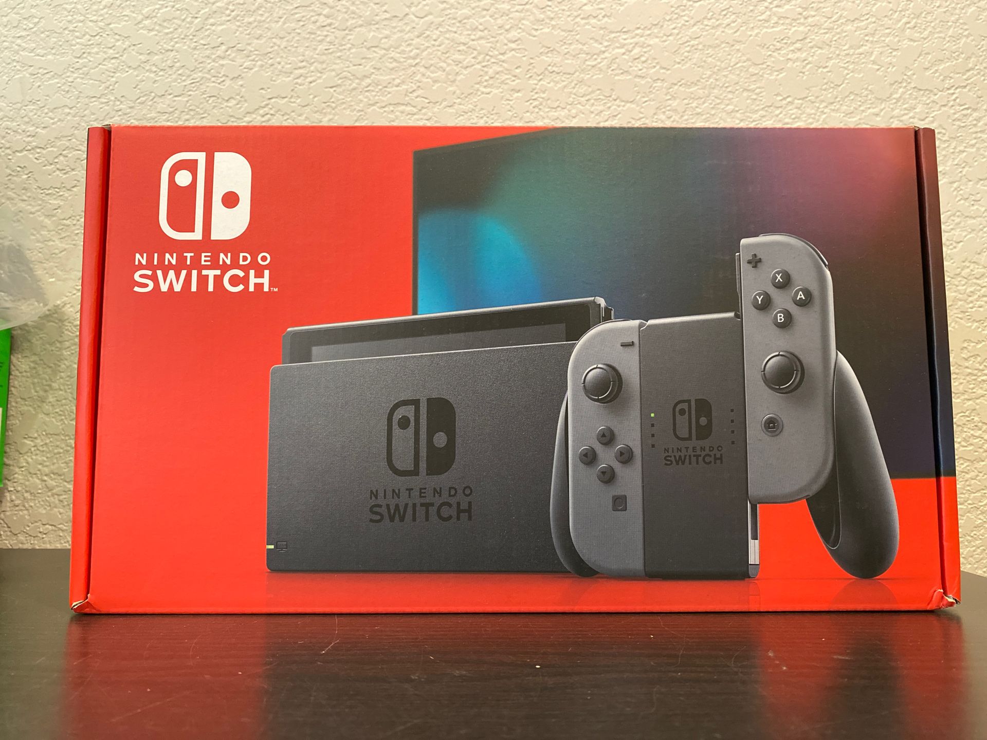 New Nintendo Switch Console v2 - Gray Joy con