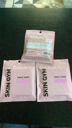 3 Skin Gym Face Tape 128 Individual Pre-cut Face Tapes