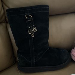 Black Ugg Boots Size 5 In Youth 