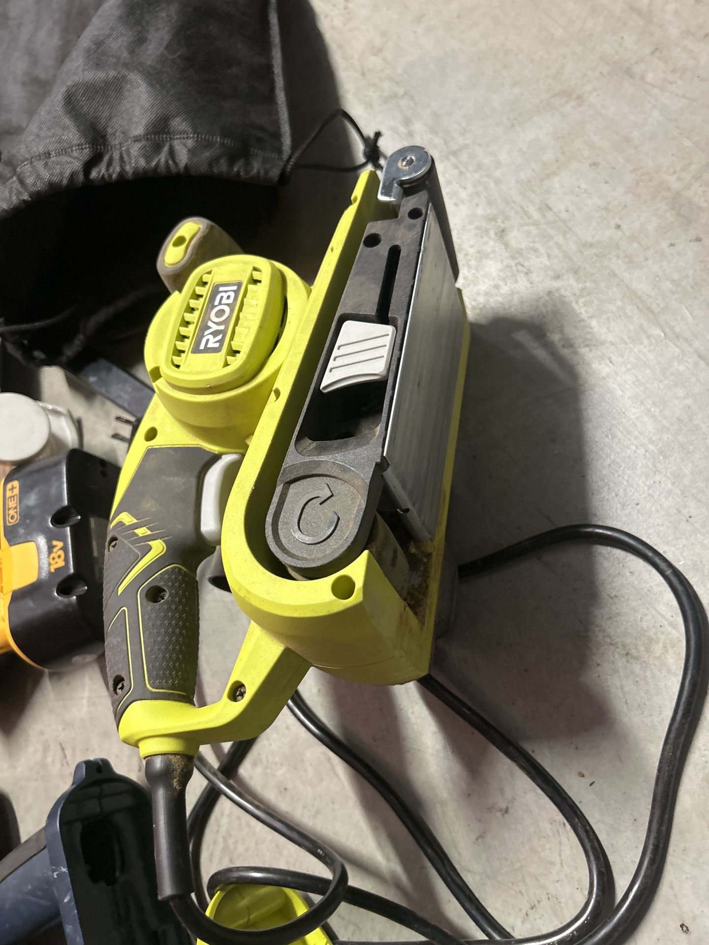 Ryobi 3”x18” Belt Sander – Corded Power Tool w/ Dust Port (Works Great!)