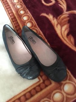 Abeo bio system leather flats sz 8.5