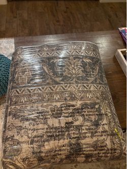New!✨ 8x10 vintage distressed floral washable rug