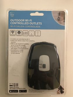 Programmable outdoor outlet perfect for Christmas tree light