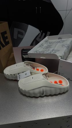 Nike Mind 001 Slide Sail/Metallic Platinum Men's Size 12