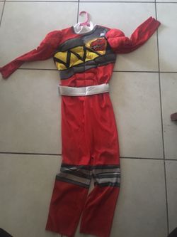 Power ranger RED size small 4/6