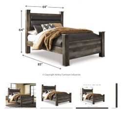 Ashleys Furniture Queen Bedframe