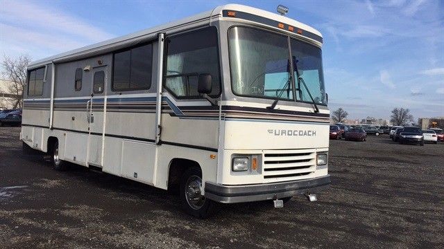 1989 EUROCOACH MOTORHOME LUXURY RV CAMPER 49K MILES!