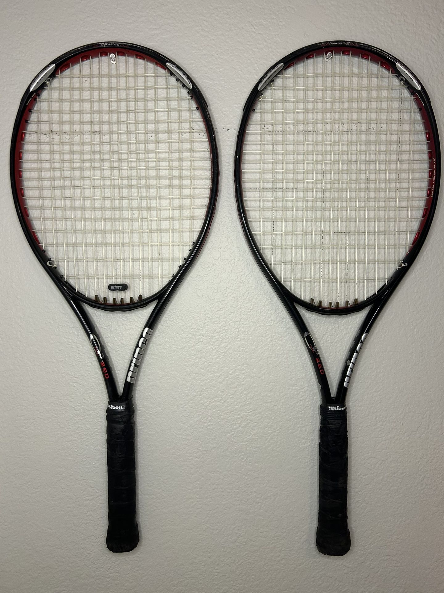 Prince O3 Red Tennis Rackets