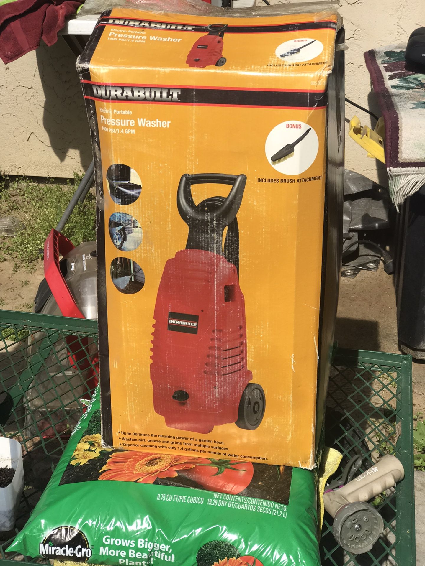 DuraBuilt Pressure Washer 1400 PSI/.4GPM