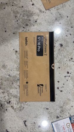 Belkin ultra glass 2 for iPhone 17/16 pro