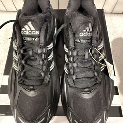 Men’s 10.5 Adidas Adistar XLG 2.0 Core Black Silver - HQ7555