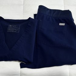 Figs scrubs set size L - Navy blue 