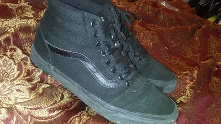 Men Size 10 Black Vans