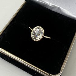 Stunning  2ct Oval Moissanite Solitaire Ring - Certified | Size 6