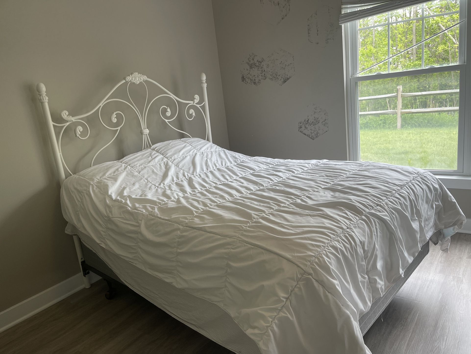 Double Bed- Frame And Box Spring