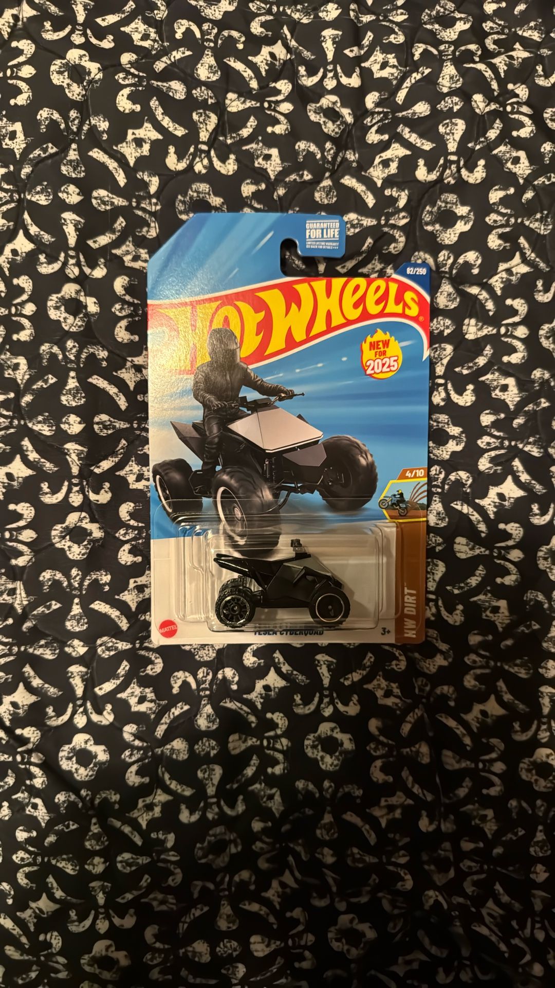2025 Hotwheels Tesla Cyberquad
