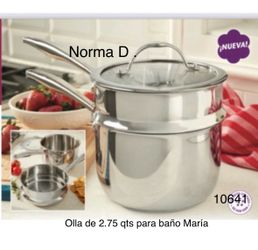 Olla De 2.75 Qts Para Baño María Nueva En Su Caja 🌺 Princess House 🌺