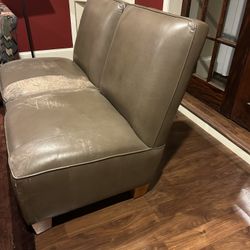 Leather Club Chairs 