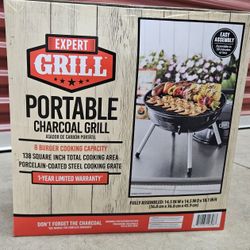 Expert Grill 14.5'' Steel Portable Charcoal Grill