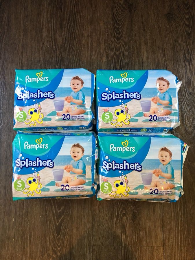 NEW Size S Pampers Splashers swim diapers