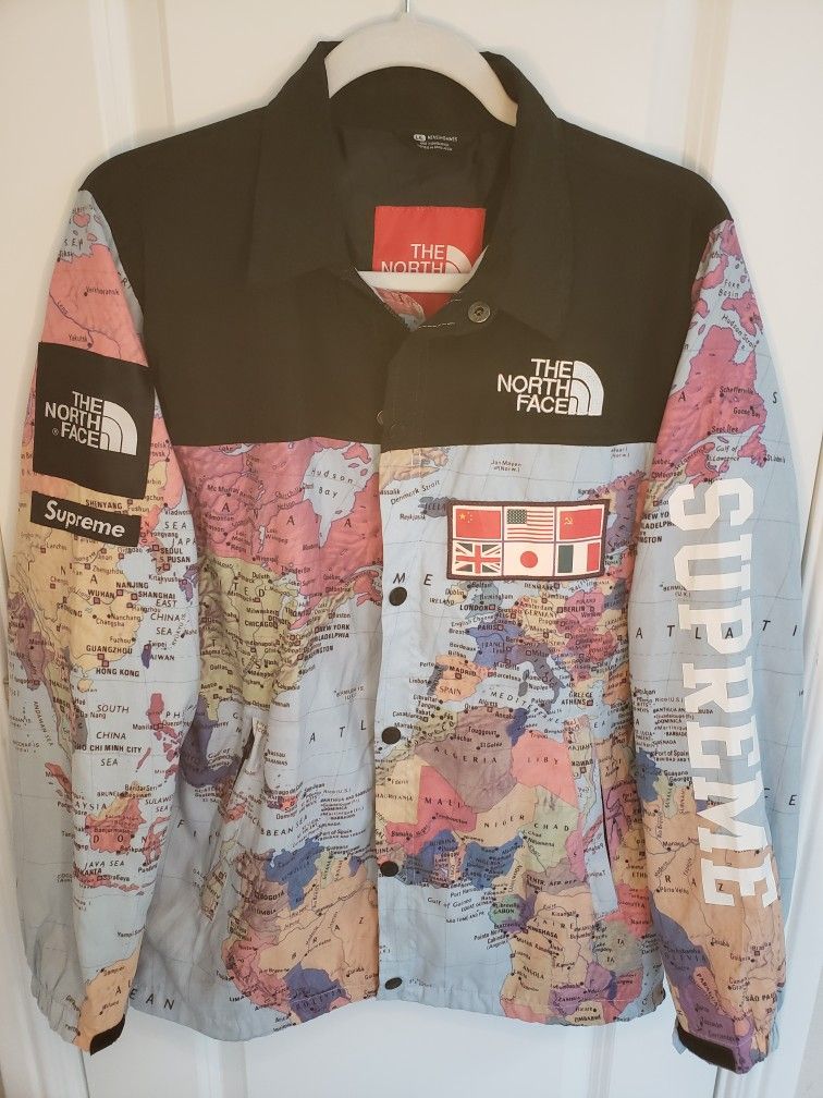 supreme x the north face jacket atlas Sz.L