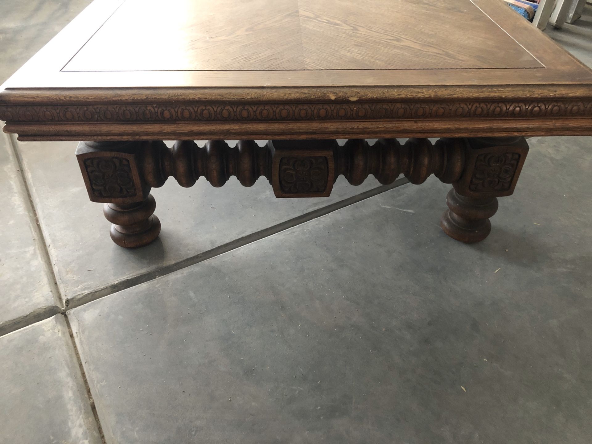 Antique coffee table