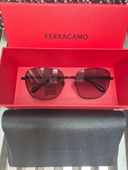 [Authentic/Full set] Salvatore Ferragamo Unisex Sunglasses - SF322SLBK