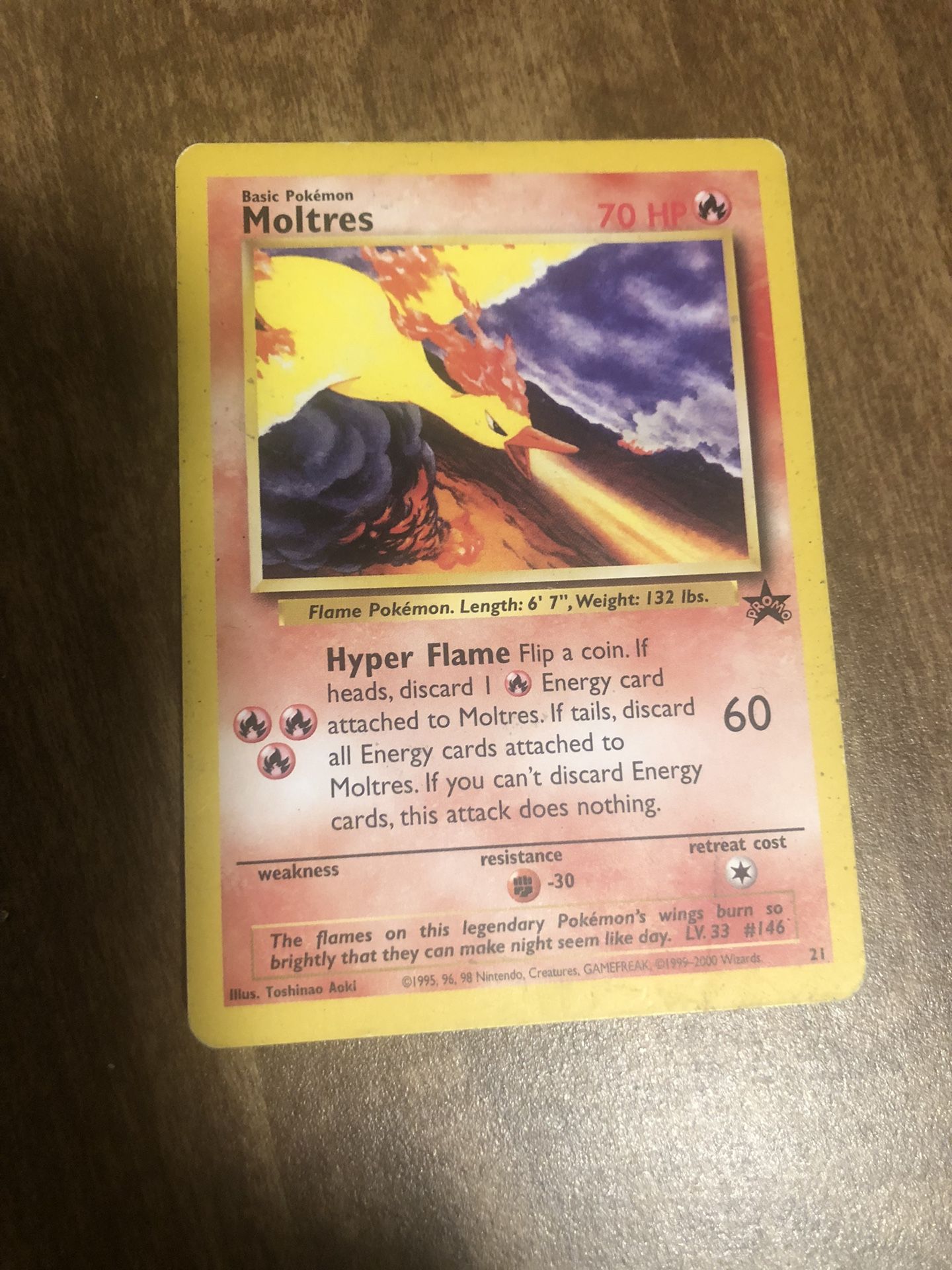 Moltres Promo 1995