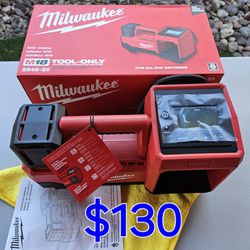$130 Milwaukee 18-Volt Inflator - Tool Only (#No battery #No charger #)