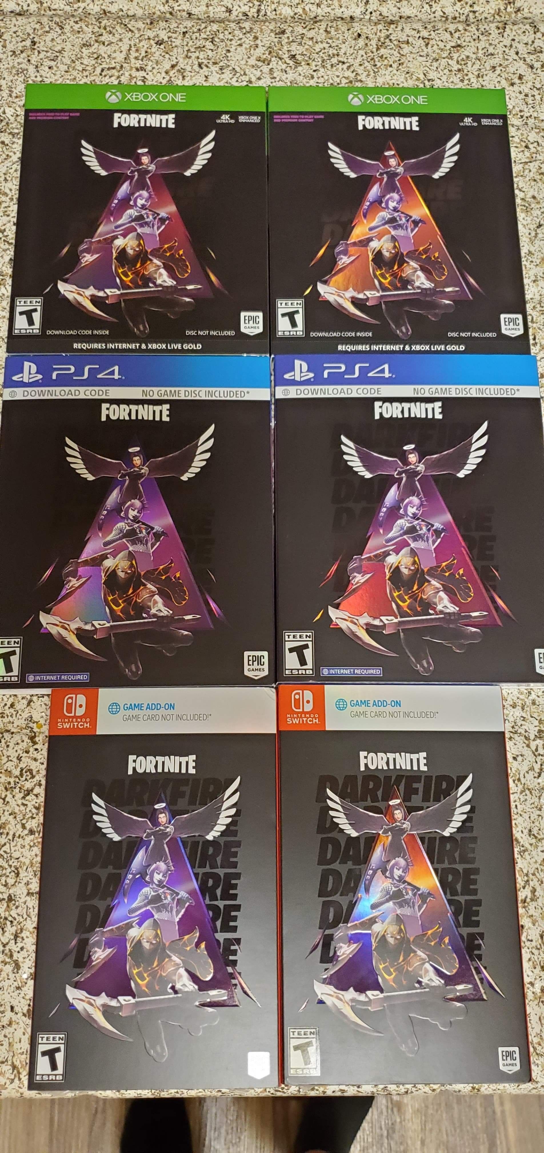 Xbox One , Ps4 & Nintendo Switch Fortnite Download Code Brand new sealed