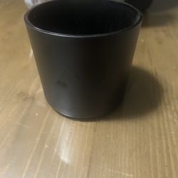 Black Round Vases
