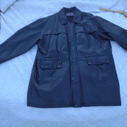 Men's XXL Long Leather Limited Thick Warm Heavy Coat