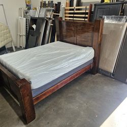 Queen Bed And Mattress 