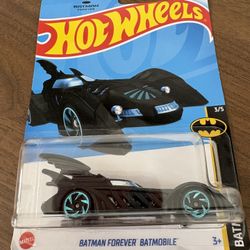 Brand New Unopened Hot Wheels Diecast Car Collectible Batman Forever Batmobile
