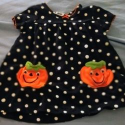 3 Month Pumpkin Dress 