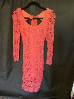 Coral Mini Dress