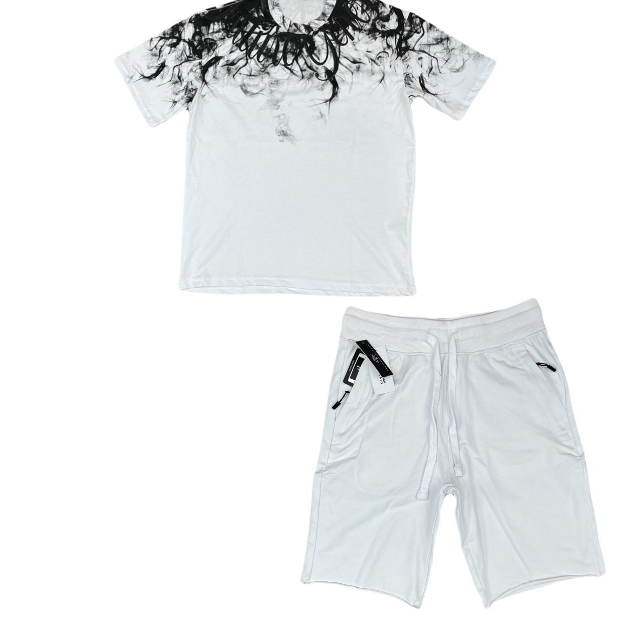Men's shirt and shorts outfit