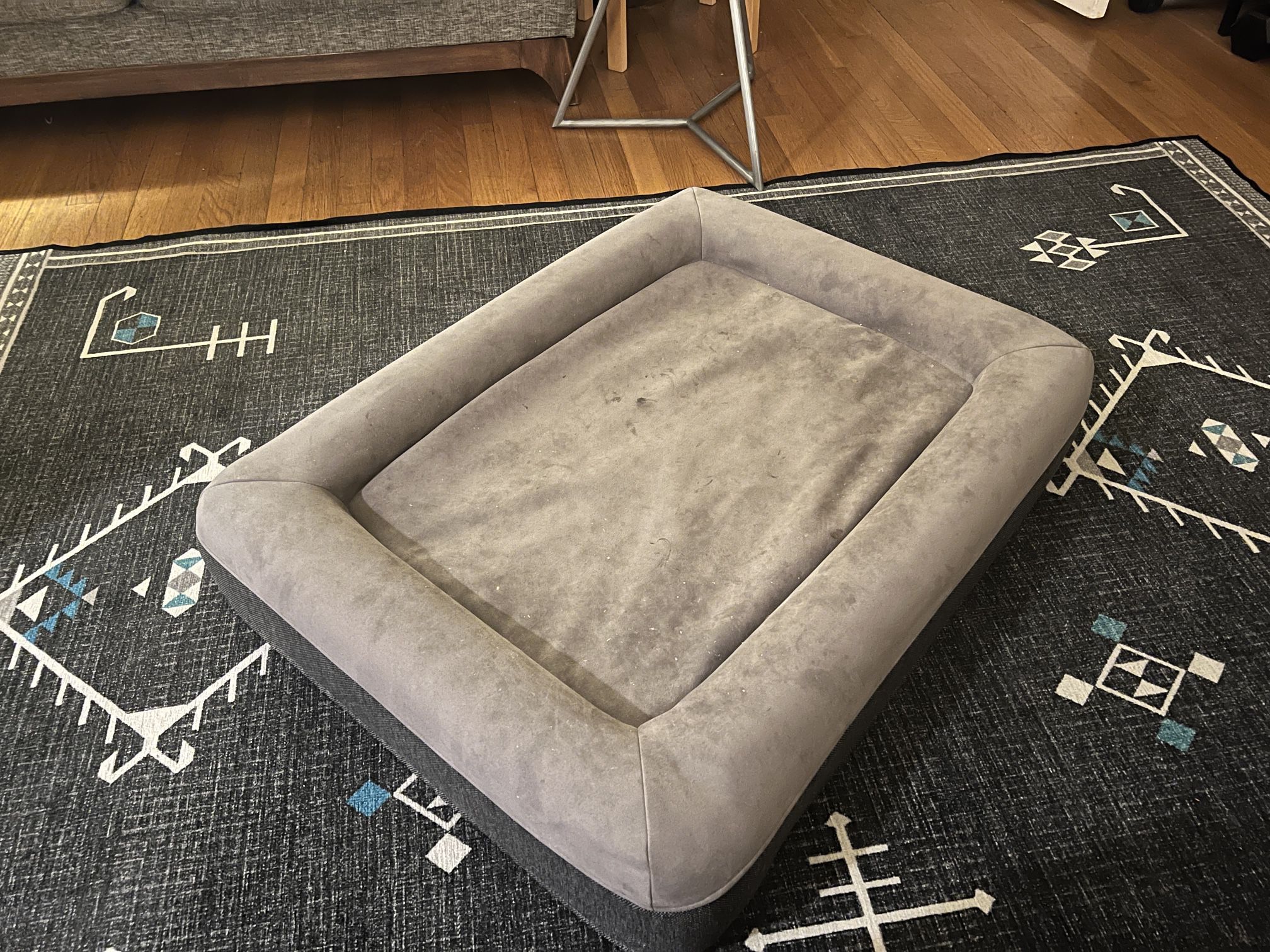 Casper dog bed, gray, medium