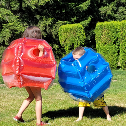 Kids Inflatable Bumper Balls Red Blue Set