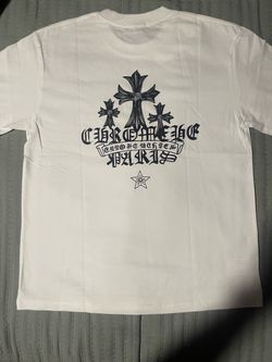 Chrome Hearts Paris White Graphic T-Shirt