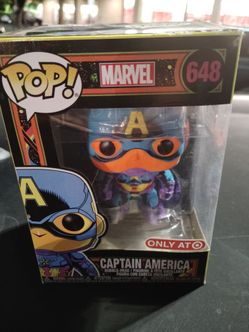 Funko Pop Marvel Captain America #648 Black Light