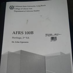 African American Studies Book 100B