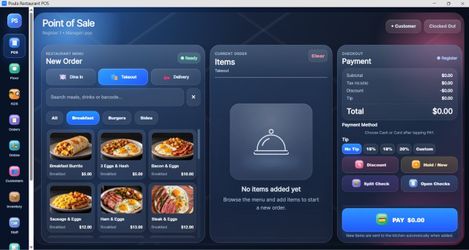 Poula Restaurant POS Software
